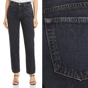 GRLFRND | Helena Straight Leg Jeans in Santi Dark Wash 30